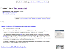 Tablet Screenshot of jankratochvil.net